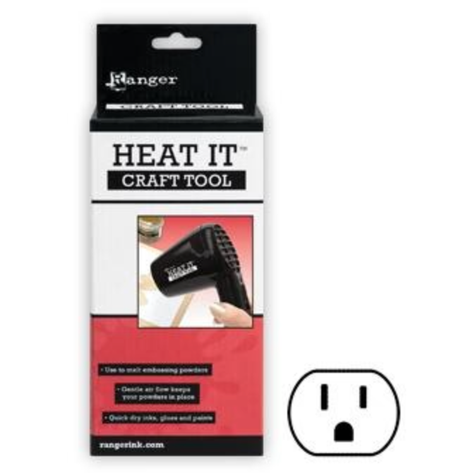 Ranger US Heat It Craft Tool United States Use HIT00471 with plug example