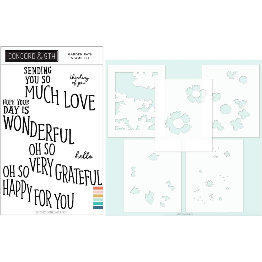 Concord & 9th Garden Path Stamp and Die Bundle