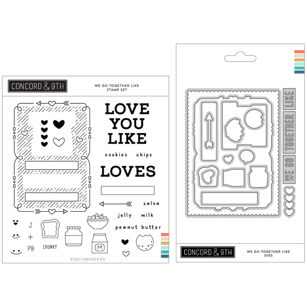 Concord & 9th We Go Together You Stamp and Die Bundle