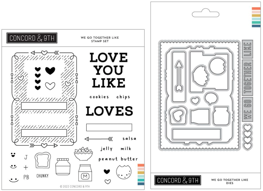 Concord & 9th We Go Together You Stamp and Die Bundle