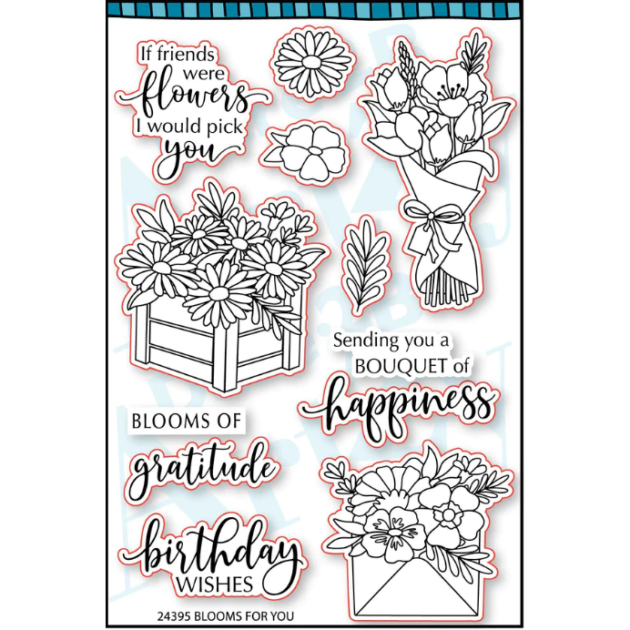 Dare 2B Artzy Bouquet of Happiness Bundle stamp