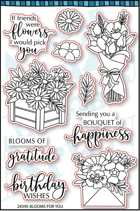 Dare 2B Artzy Bouquet of Happiness Bundle stamp