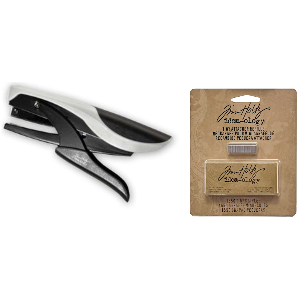 Tim Holtz Idea-ology Tiny Attacher and Staples Bundle