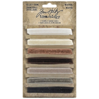 Tim Holtz Idea-ology Velvet Trims Bundle neutral