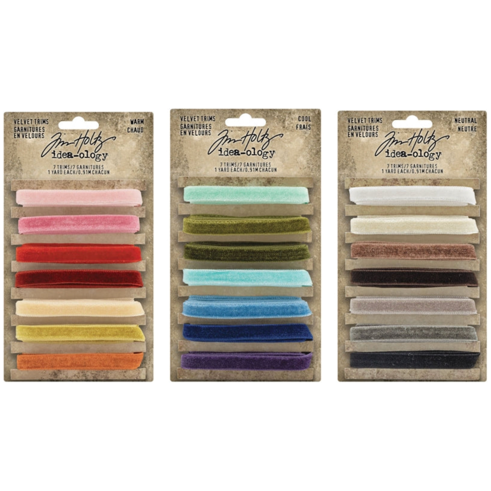 Tim Holtz Idea-ology Velvet Trims Bundle