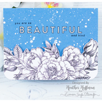 Simon Says Stamps And Dies Beautiful Flowers Friend Card