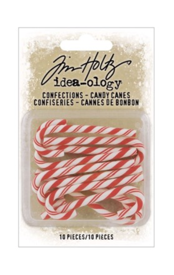 Tim Holtz Idea-ology Christmas Candy Confections Bundle canes