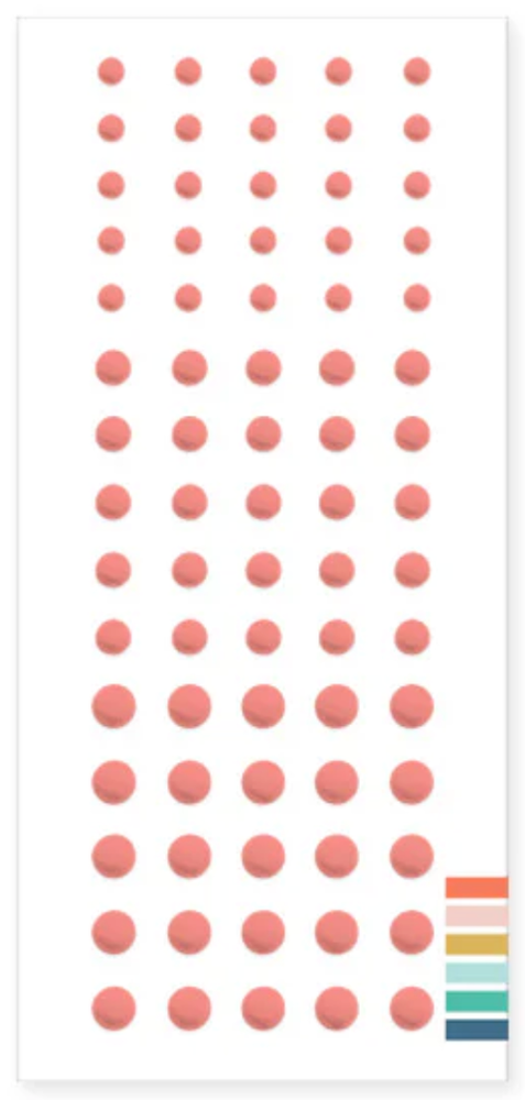 Concord & 9th Watermelon Enamel Dots 12001