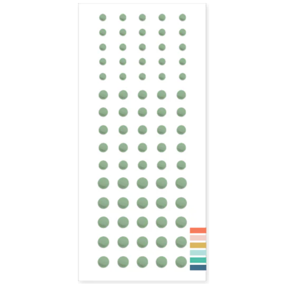 Concord & 9th Eucalyptus Enamel Dots 12004