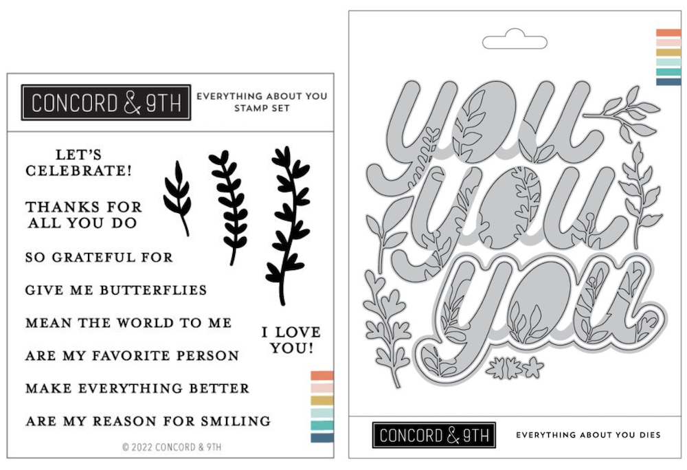 Concord & 9th Everything About You Stamp and Die Bundle