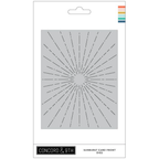 Concord & 9th Sunburst Card Front Die 12094