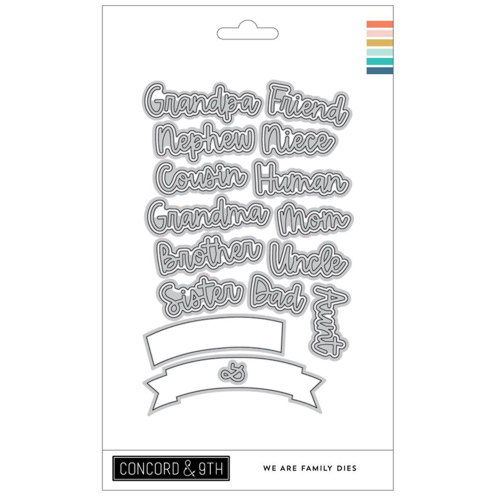 Concord & 9th We Are Family Die Set 12096