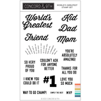 Concord & 9th World's Greatest Clear Stamp Set 12098