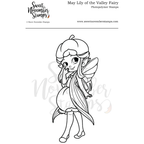 Sweet November Stamps May Lily of the Valley Fairy Clear Stamp Set sns-sp-ml-24