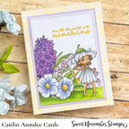 Sweet November Stamps April Daisy Clear Stamp Set sns-sp-af-24 sunshine