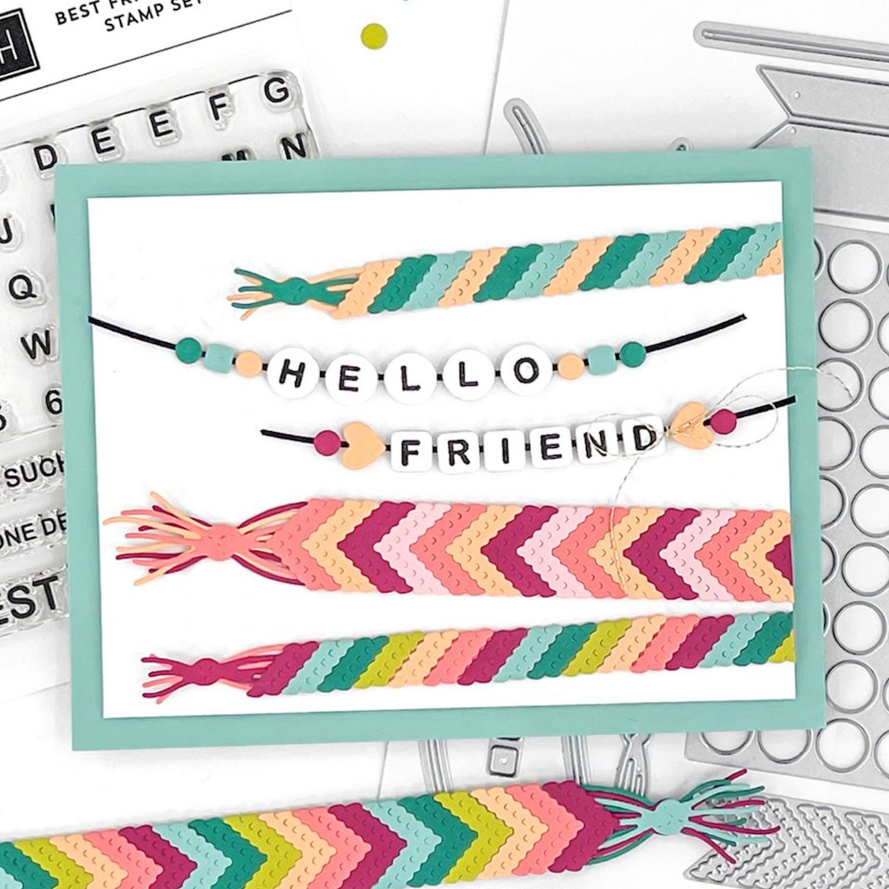 Concord & 9th Best Friend Vibes Clear Stamp Set 12085 make