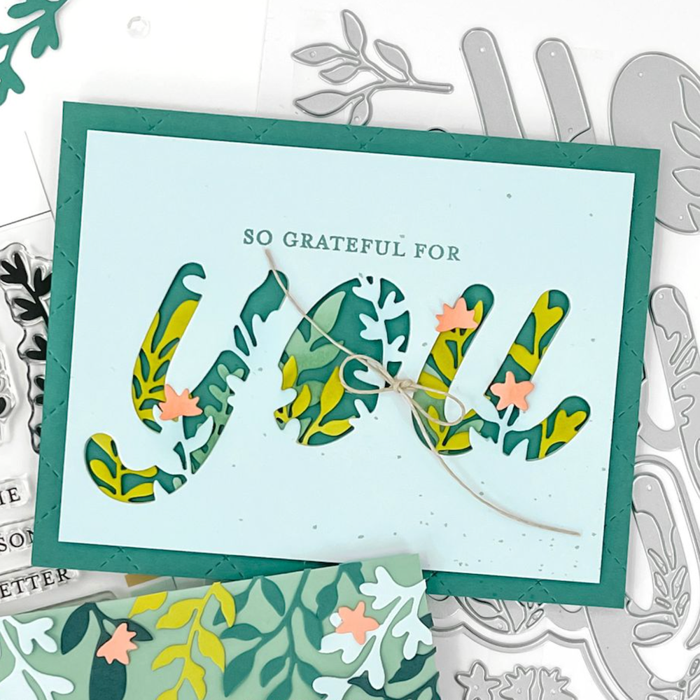 Concord & 9th Everything About You Stamp and Die Bundle make