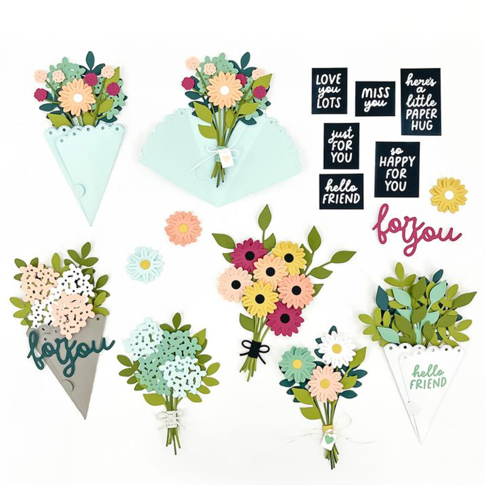 Concord & 9th Paper Bouquet Clear Stamp Set 12091 product