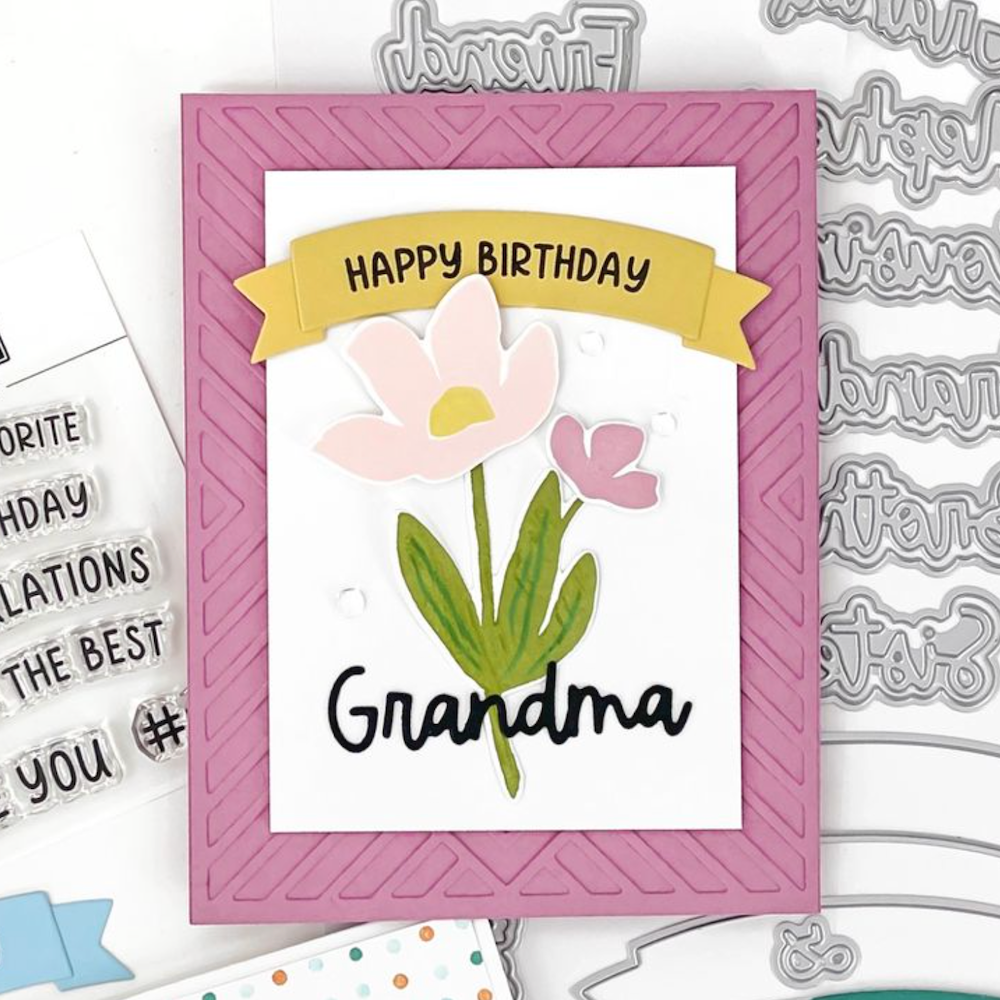 Concord & 9th We Are Family Die Set 12096 grandma