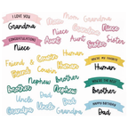 Concord & 9th We Are Family Stamp and Die Bundle product