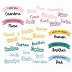 Concord & 9th We Are Family Clear Stamp Set 12095 product