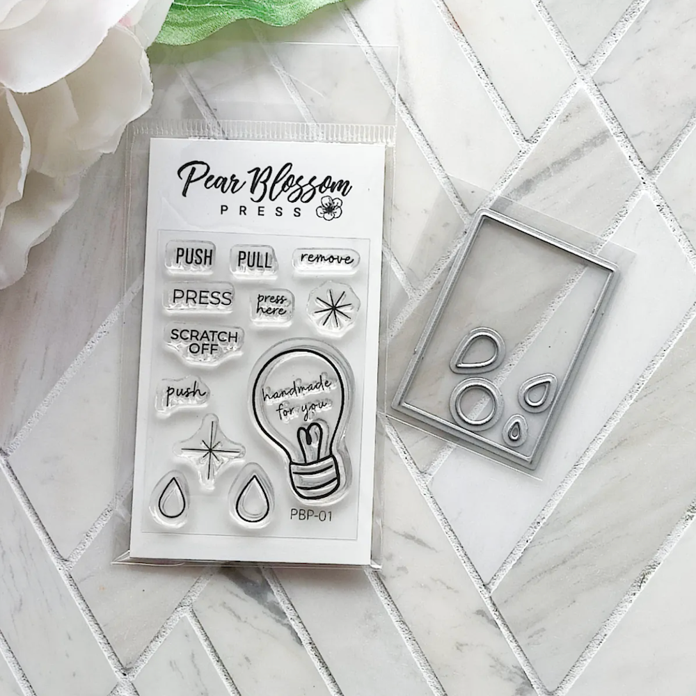 Pear Blossom Press Stamp and Die Set pbp-01