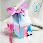 Trinity Stamps Milk Carton House Add On Die Set tmd-296 home