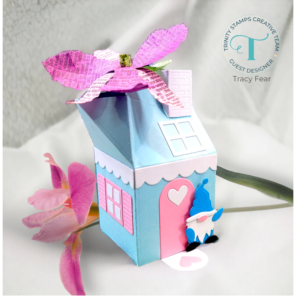 Trinity Stamps Milk Carton House Add On Die Set tmd-296 home