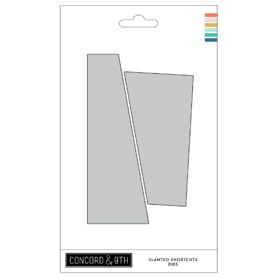 Concord & 9th Slanted Shortcuts Die Set 12121