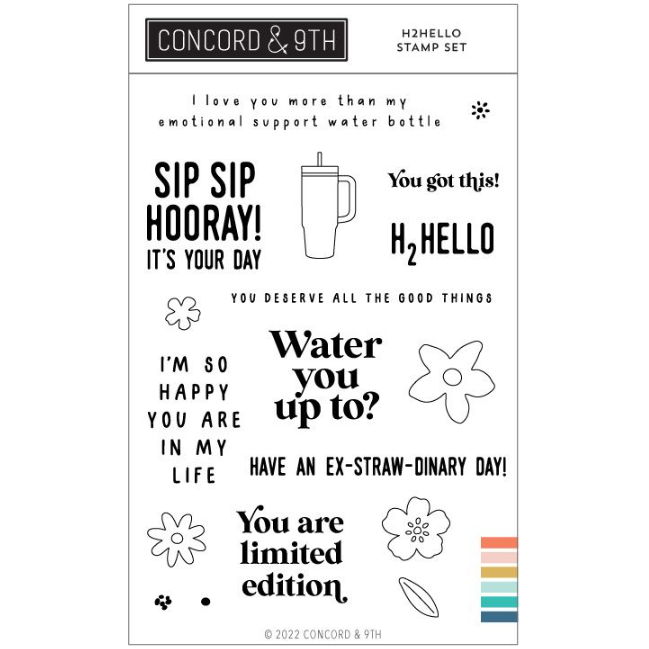 Concord & 9th H2Hello Stamp and Die Bundle