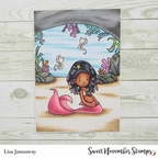 Sweet November Stamps Any Fin is Possible Clear Stamp Set sns-mm-fp-24 pink