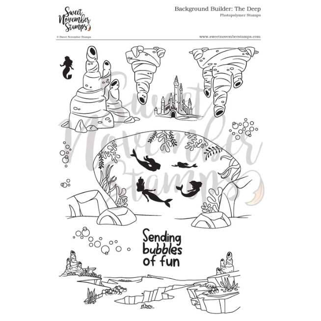 Sweet November Stamps The Deep Clear Stamp Set sns-bb-td-24