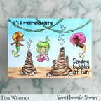 Sweet November Stamps Merwee Party Clear Stamp Set sns-mm-mp-24 bubbles