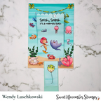 Sweet November Stamps Merwee Party Clear Stamp Set sns-mm-mp-24 splish
