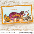 Sweet November Stamps Calypso Clear Stamp Set sns-sg-ca-24 flow