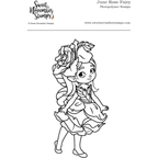 Sweet November Stamps June Rose Fairy Clear Stamp sns-mf-jr-24