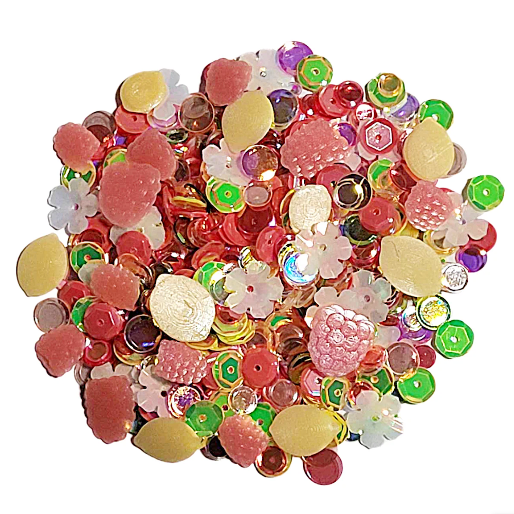 Sweet November Stamps Raspberry Lemonade Embellishment Mix sns-sq-rl-24