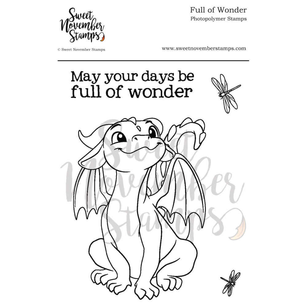 Sweet November Stamps Full of Wonder Clear Stamp Set sns-dr-fw-24