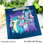Sweet November Stamps Extraordinarily Happy Clear Stamp Set sns-dr-eh-24 amanda