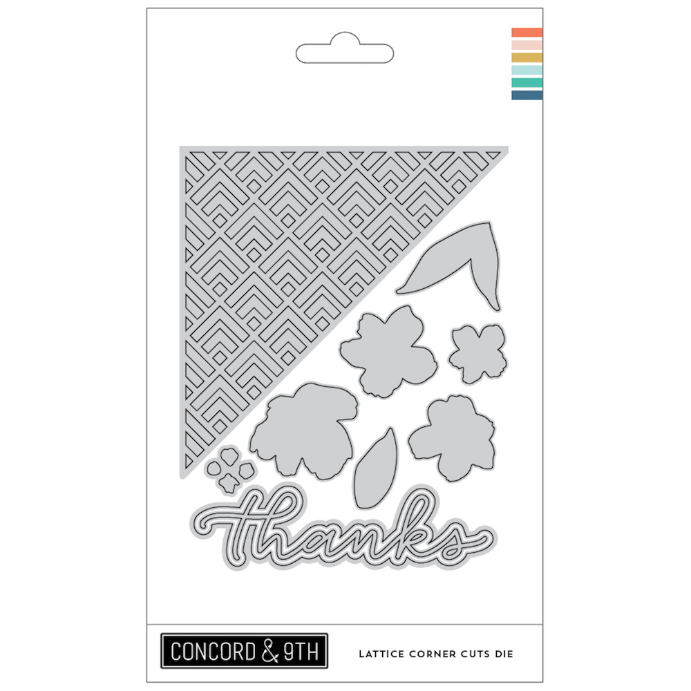Concord & 9th Lattice Corner Cut Die Set 11572