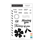 Concord & 9th Seaside Post Clear Stamp Set 11561