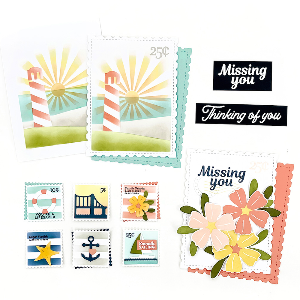 Concord & 9th Seaside Post Clear Stamp Set 11561 product