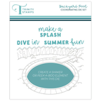 Trinity Stamps Backyard Pool Die Set tmd-c335