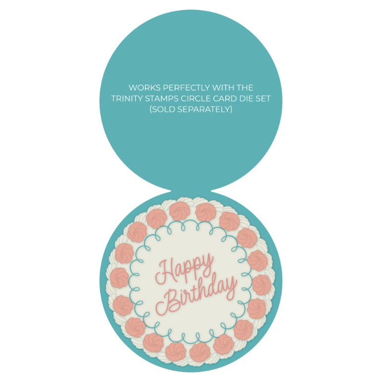 Trinity Stamps Cake Top Die Set tmd-c340