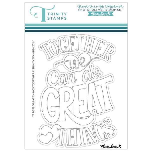 Trinity Stamps Great Things Together Clear Stamp Set tps-325