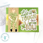 Trinity Stamps Life is Tough Clear Stamp Set tps-324 army
