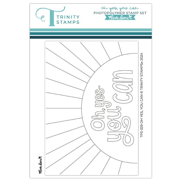 Trinity Stamps Oh Yes You Can Clear Stamp Set tps-329