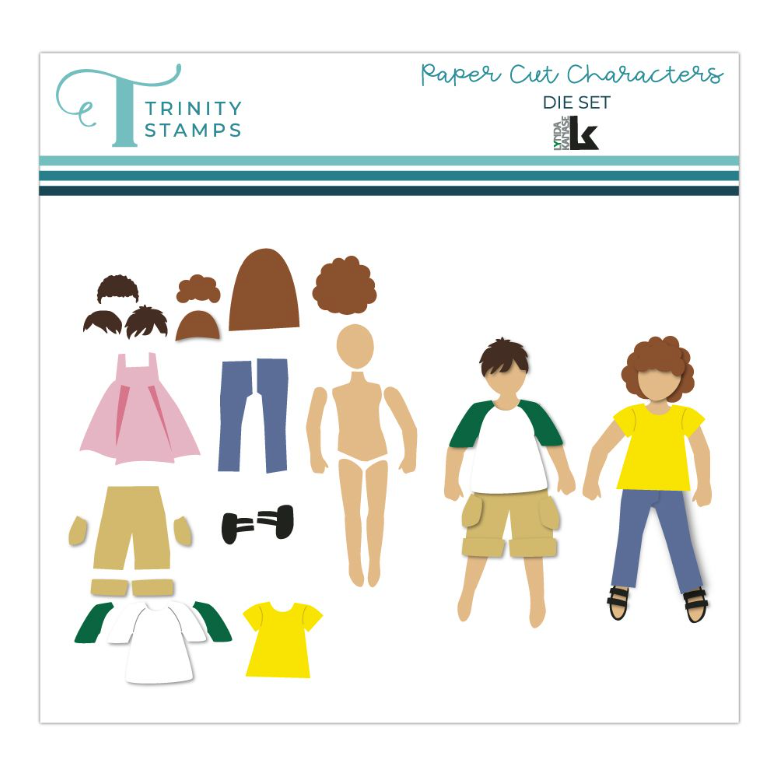 Trinity Stamps Paper Cut Characters Die Set tmd-309