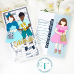 Trinity Stamps Paper Cut Characters Die Set tmd-309*