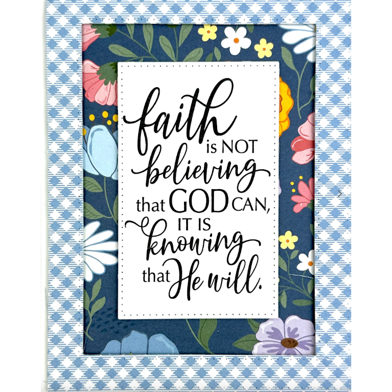 Dare 2B Artzy Faith Clear Stamp Set 24402 believe